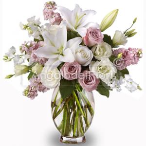 Bouquet of Roses and Lilium