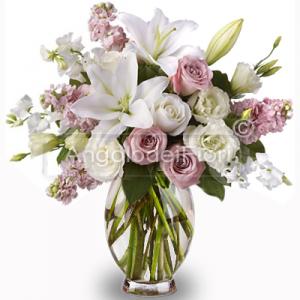 Bouquet di Lilium e Rose