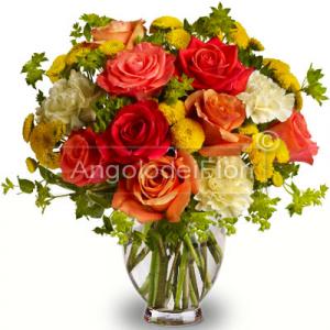 Bouquet of Orange Roses