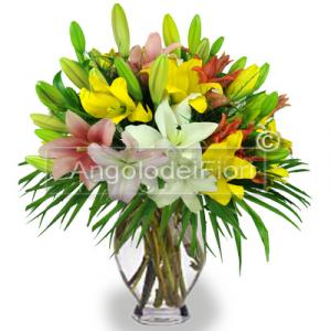 Bouquet di Lilium Colori Misti