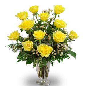 Twelve Yellow Roses